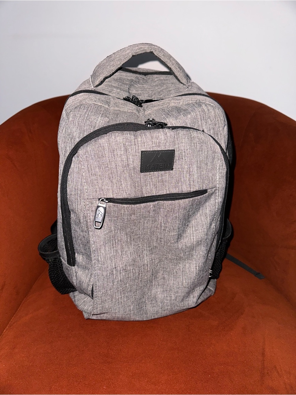 Matein Austere Grey 15.6 inch Laptop Backpack